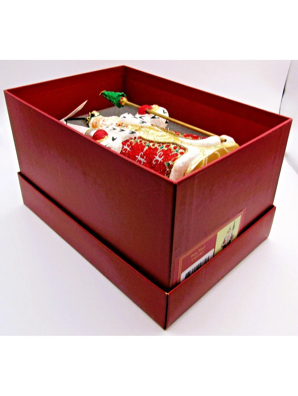 Reed & Barton Pere Noel Signature Santa Ornament Original Box and Tag C4114G